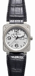 Bell & Ross White Quarter Arabic Dial Mens Watch BR01-96