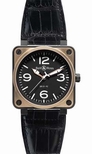 Mens BR0192BLK-PGCAR-SL Bell & Ross Watch