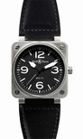 Bell & Ross Black Dial Mens Watch BR0192BLK-SL