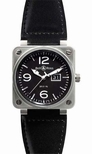 Bell & Ross Automatic Mens Watch BR0196BLK-SL