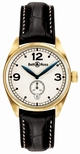 Bell & Ross Automatic Mens Watch Gold Pearl