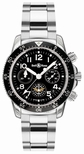 Bell & Ross Black Arabic Dial Mens Watch Type Aeronavale Sapphire