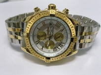 Breitling Silver Dial Watch 7666