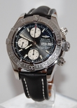 Breitling Black Baton Dial Watch A13340