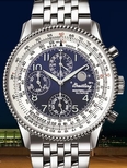 Breitling Blue Arabic Dial Watch A19350