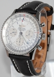 Breitling White Baton Dial Mens Watch A23322