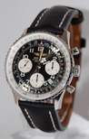 Breitling Black Arabic Dial Watch A23322