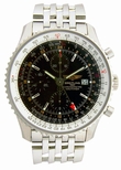 Breitling Black Dial Mens Watch A2432212-B6