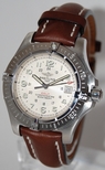 Breitling Silver Arabic Dial Watch A74380