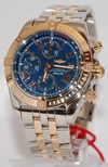 Breitling Blue Roman Numeral Dial Watch C13356