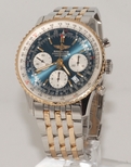 Breitling Blue Baton Dial Mens Watch D23322