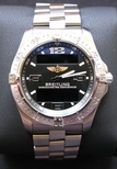 Breitling Black Quarter Arabic Dial Watch E79362