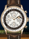 Breitling White Arabic Dial Watch R19350