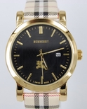 Burberry Black Dial Watch 7496