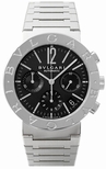 Bvlgari Black Dial Mens Watch BB38BSSDCH/N