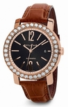 Bvlgari BBP42C5GDLDAUTO Rose Gold set with Diamonds Watch