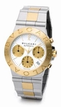 Bvlgari Diagono Steel & Gold Watch CH35WSGDAUTO