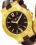 Bvlgari Diagono LCV35GLD/SLN Mens Watch