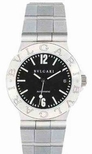 Bvlgari Black Dial Mens Watch LCV35SSD/SLN