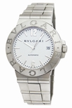 Bvlgari White Dial Mens Watch LCV38WSSD