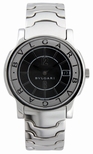 Bvlgari Black Dial Mens Watch ST35BSSD-N