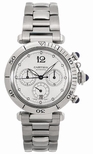 Cartier Silver Guilloche Dial Watch W31030H3