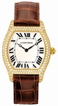 Cartier Silver Guilloche Dial Unisex Watch WA503751