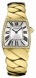 Cartier Silver Guilloche Dial Ladies Watch WE60020H