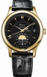 Chopard Black Baton Dial Watch 161867-0001