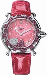 Chopard Pink With Diamonds And Rubies Dial Watch 28-8944-421