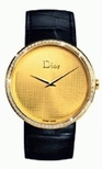 Christian Dior Gold set with Diamonds Watch CD043151A001