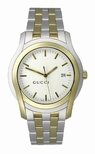 Gucci White Lacquered Dial mens Watch YA055214