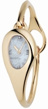 Gucci White Mother of Pearl With 2 Diamond Hour Markers Dial Watch YA103538