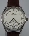 IWC White Dial Mens Watch 6638