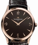 Jaeger LeCoultre Black Quarter Arabic Dial Watch 1342450