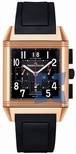 Jaeger LeCoultre Black, guilloche center Dial Mens Watch Q7012672