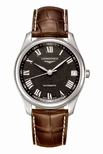 Longines Black Guilloche Dial Mens Watch L2.665.4.51.5