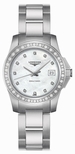 Longines White Mother of Pearl Diamond Dial Ladies Watch L3.258.0.88.6