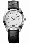 Longines Silver Guilloche Dial Mens Watch L3.632.4.76.2