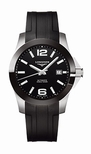 Longines Black Dial Watch L3.657.4.56.2