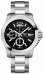 Longines Black Dial Mens Watch L3.662.4.56.6