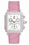 Michele White Mother of Pearl Dial Mens Watch 06A000029