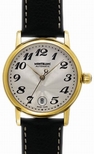 Mont Blanc Gold-Tone Stainless Steel Watch 09635