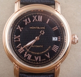 Mont Blanc 7588 Gold Stainless Steel Watch