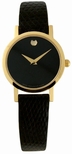 Movado Black Dial Ladies Watch 0601145