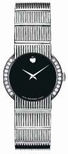 Movado Black Dial Ladies Watch 0604416