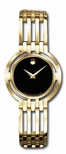 Movado Black Dial Ladies Watch 0605093