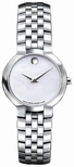 Movado White Mother-of-pearl Dial Ladies Watch 0605171