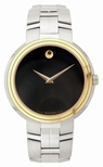 Movado Black Dial Mens Watch 0605593