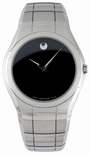 Movado Black Dial Mens Watch 0605623